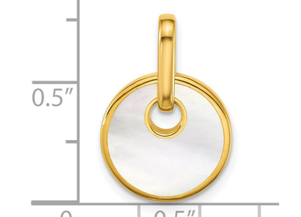 SS/Gold Plated Pendants Style QG7147P - Classique Jewelry Inc.