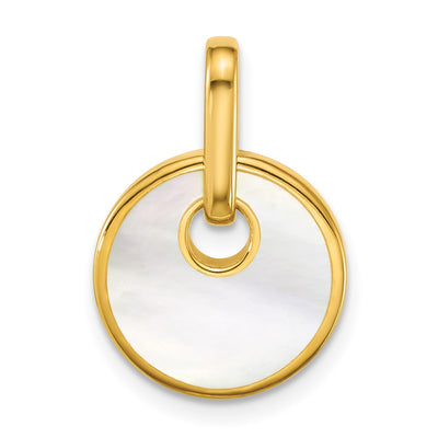 Sterling silver mother of pearl mother pendant