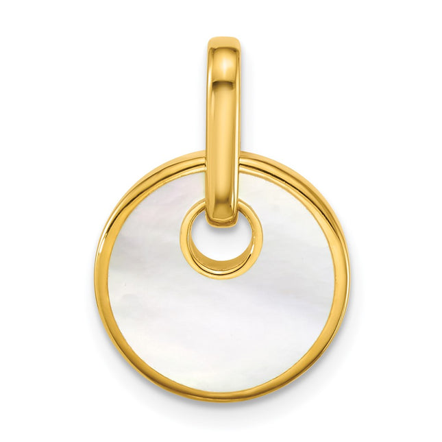 SS/Gold Plated Pendants Style QG7147P - Classique Jewelry Inc.