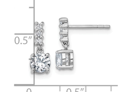 Sterling Silver Earrings Style QG7149E - Classique Jewelry Inc.