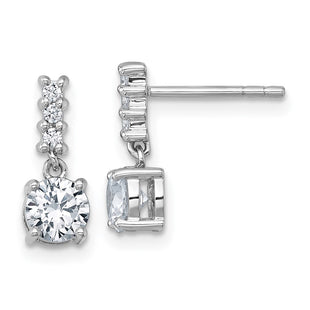 Sterling Silver Earrings Style QG7149E - Classique Jewelry Inc.