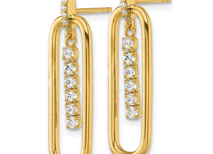 Sterling Silver Earrings Style QG7150E - Classique Jewelry Inc.