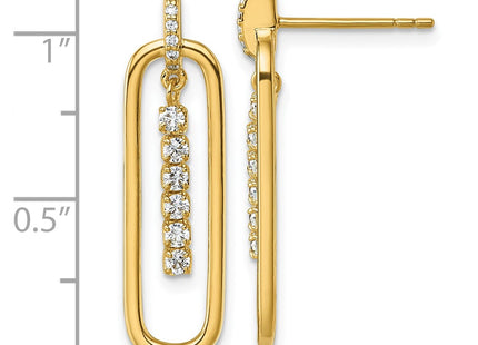 Sterling Silver Earrings Style QG7150E - Classique Jewelry Inc.