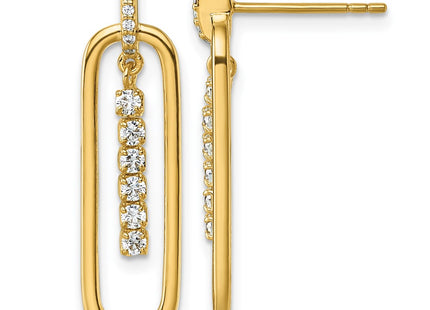 Sterling Silver Earrings Style QG7150E - Classique Jewelry Inc.