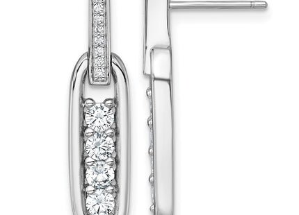 Sterling Silver Earrings Style QG7151E - Classique Jewelry Inc.