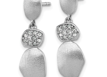 Sterling Silver Earrings Style QG7152E - Classique Jewelry Inc.