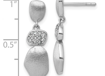 Sterling Silver Earrings Style QG7152E - Classique Jewelry Inc.