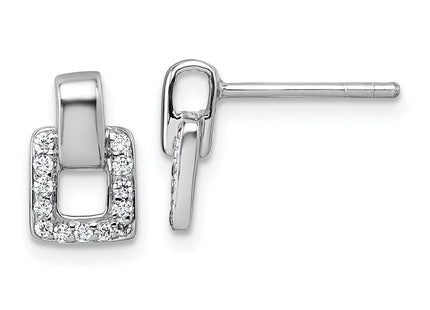 Sterling Silver Earrings Style QG7153E - Classique Jewelry Inc.