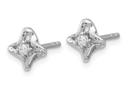 Sterling Silver Earrings Style QG7154E - Classique Jewelry Inc.
