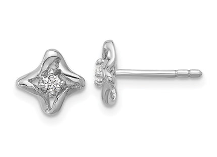 Sterling Silver Earrings Style QG7154E - Classique Jewelry Inc.
