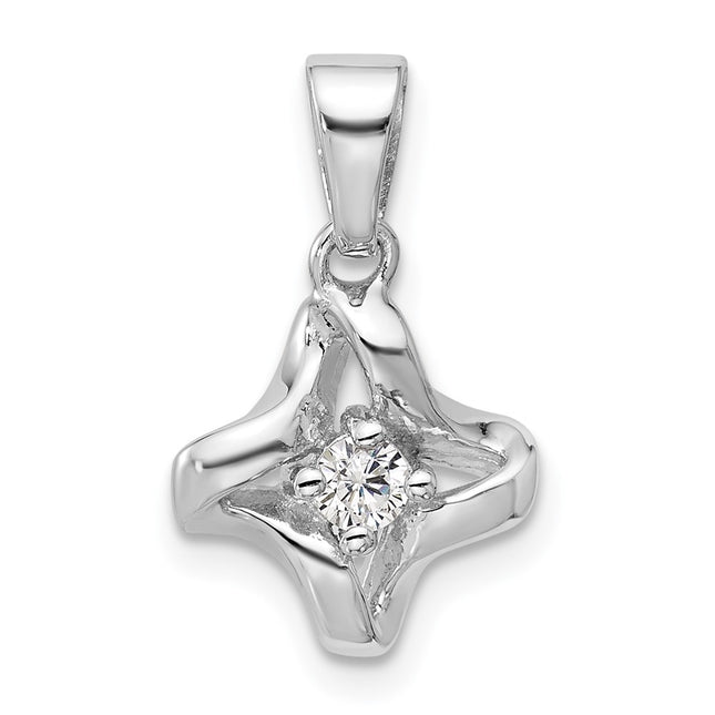 Sterling Silver Pendants Style QG7154P - Classique Jewelry Inc.