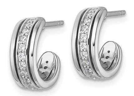 Sterling Silver Earrings Style QG7155E - Classique Jewelry Inc.