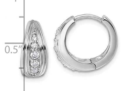 Sterling Silver Earrings Style QG7156E - Classique Jewelry Inc.