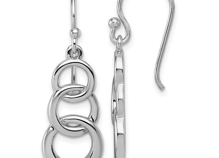 Sterling Silver Earrings Style QG7158E - Classique Jewelry Inc.