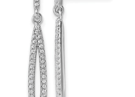Sterling Silver Earrings Style QG7163E - Classique Jewelry Inc.