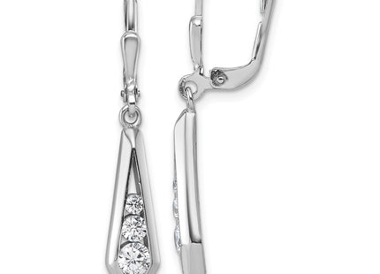 Sterling Silver Earrings Style QG7164E - Classique Jewelry Inc.