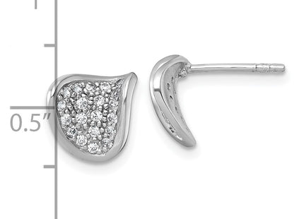 Sterling Silver Earrings Style QG7166E - Classique Jewelry Inc.