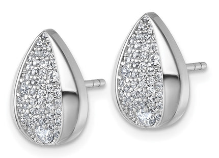 Sterling Silver Earrings Style QG7167E - Classique Jewelry Inc.