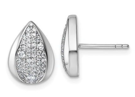 Sterling Silver Earrings Style QG7167E - Classique Jewelry Inc.