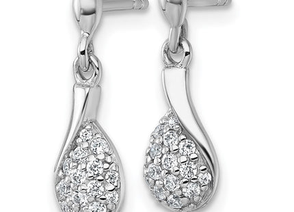 Sterling Silver Earrings Style QG7168E - Classique Jewelry Inc.