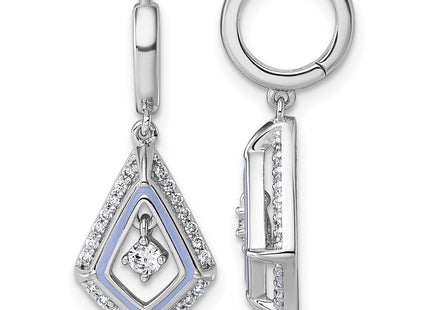 Sterling Silver Earrings Style QG7170E - Classique Jewelry Inc.