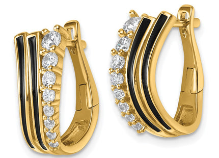 Sterling Silver Earrings Style QG7171E - Classique Jewelry Inc.