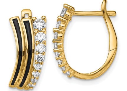 Sterling Silver Earrings Style QG7171E - Classique Jewelry Inc.