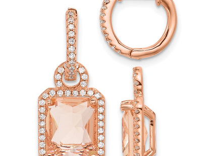 Sterling Silver Earrings Style QG7176E - Classique Jewelry Inc.