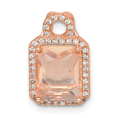 Sterling silver cubic zirconia chain