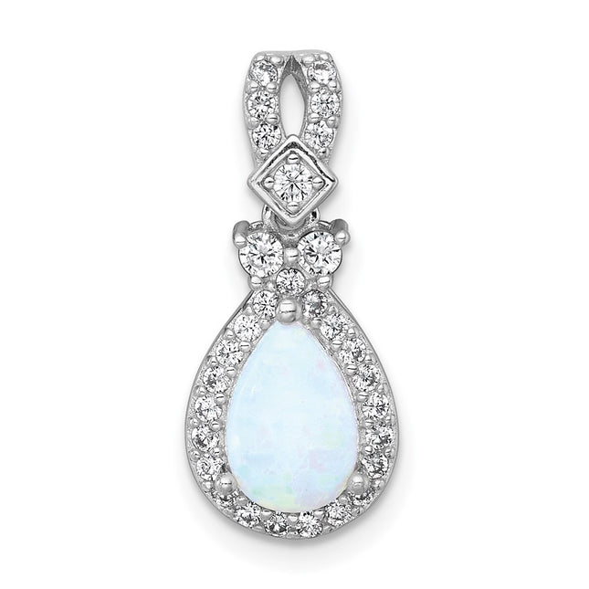 Sterling Silver Pendants Style QG7177P - Classique Jewelry Inc.