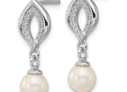 Sterling Silver Earrings Style QG7178E - Classique Jewelry Inc.