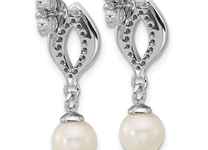 Sterling Silver Earrings Style QG7178E - Classique Jewelry Inc.