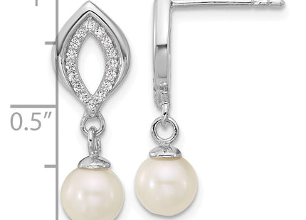 Sterling Silver Earrings Style QG7178E - Classique Jewelry Inc.