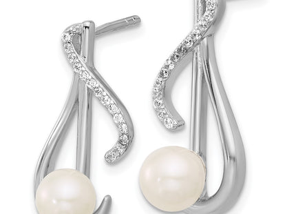 Sterling Silver Earrings Style QG7179E - Classique Jewelry Inc.