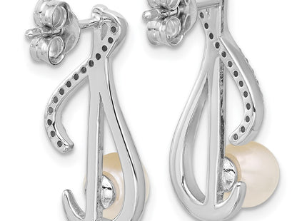 Sterling Silver Earrings Style QG7179E - Classique Jewelry Inc.