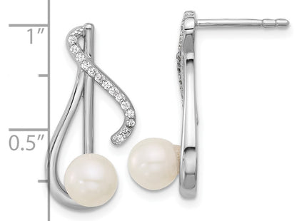 Sterling Silver Earrings Style QG7179E - Classique Jewelry Inc.