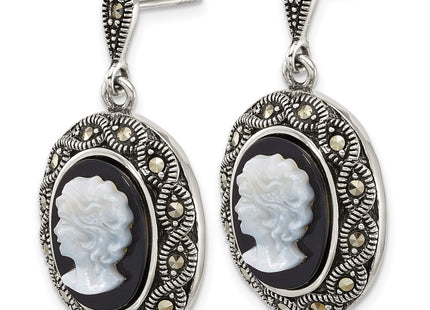 Sterling Silver Earrings Style QG7180E - Classique Jewelry Inc.