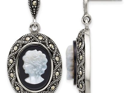 Sterling Silver Earrings Style QG7180E - Classique Jewelry Inc.