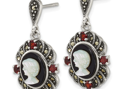 Sterling Silver Earrings Style QG7181E - Classique Jewelry Inc.
