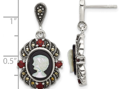 Sterling Silver Earrings Style QG7181E - Classique Jewelry Inc.