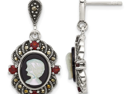 Sterling Silver Earrings Style QG7181E - Classique Jewelry Inc.