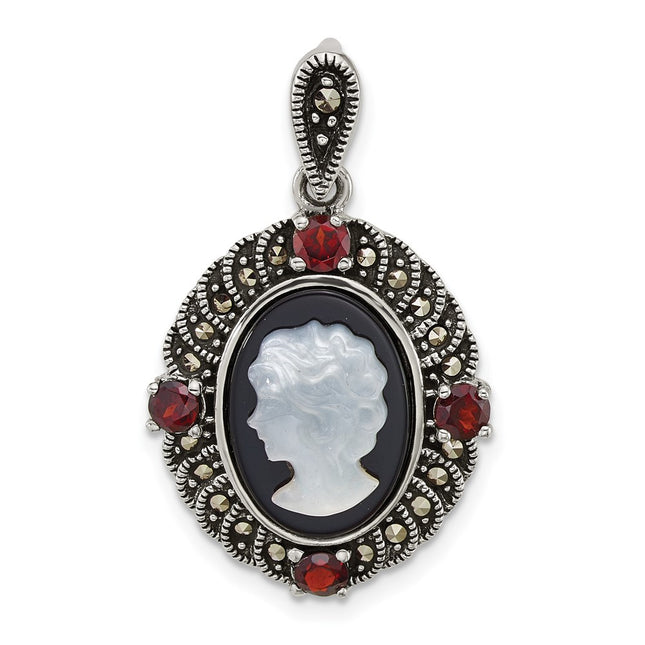 Sterling Silver Pendants Style QG7181P - Classique Jewelry Inc.