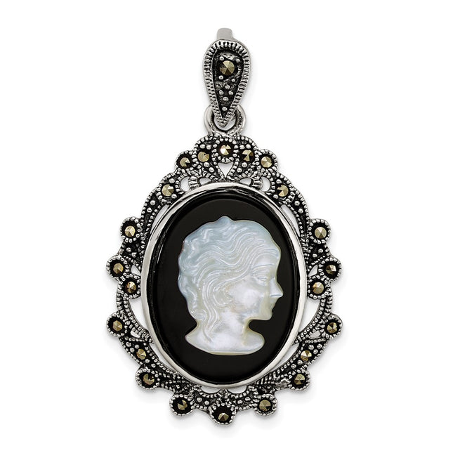 Sterling Silver Pendants Style QG7182P - Classique Jewelry Inc.