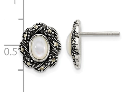 Sterling Silver Earrings Style QG7183E - Classique Jewelry Inc.