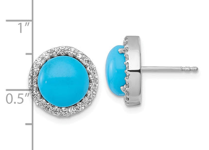 Sterling Silver Earrings Style QG7185E - Classique Jewelry Inc.