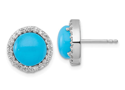 Sterling Silver Earrings Style QG7185E - Classique Jewelry Inc.