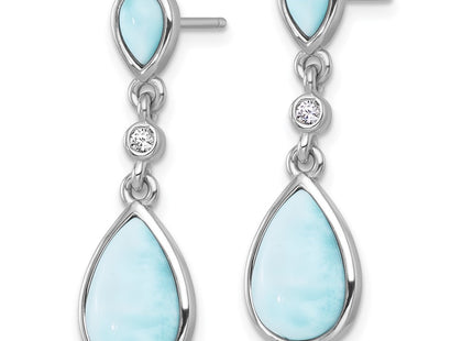 Sterling Silver Earrings Style QG7187E - Classique Jewelry Inc.