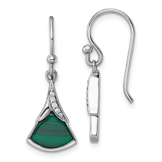 Sterling Silver Earrings Style QG7189E - Classique Jewelry Inc.