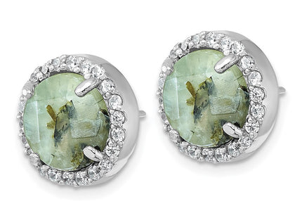 Sterling Silver Earrings Style QG7194E - Classique Jewelry Inc.