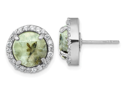 Sterling Silver Earrings Style QG7194E - Classique Jewelry Inc.